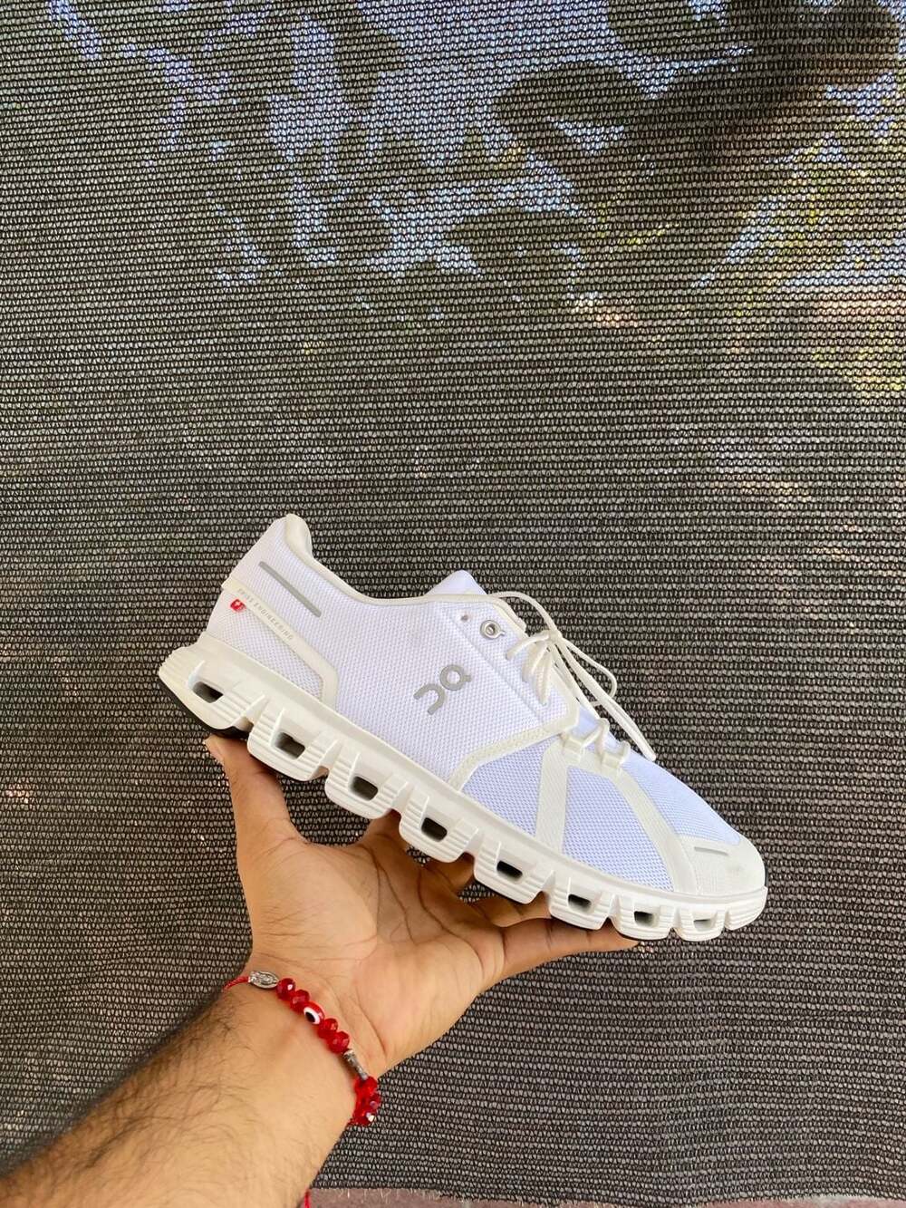 On Running Cloud 5 White Sneakers